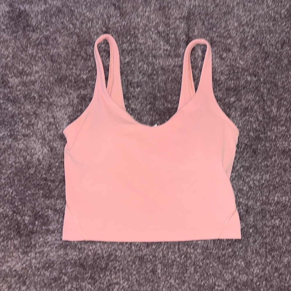 Lululemon cropped athletic tank top size 2